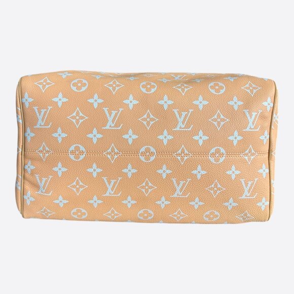 Louis Vuitton Peach & White Monogram P9 Speedy 40 - Picture 5 of 7